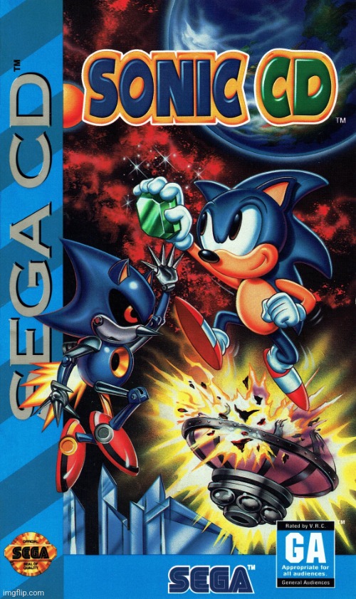 Sonic CD | image tagged in sonic cd | made w/ Imgflip meme maker