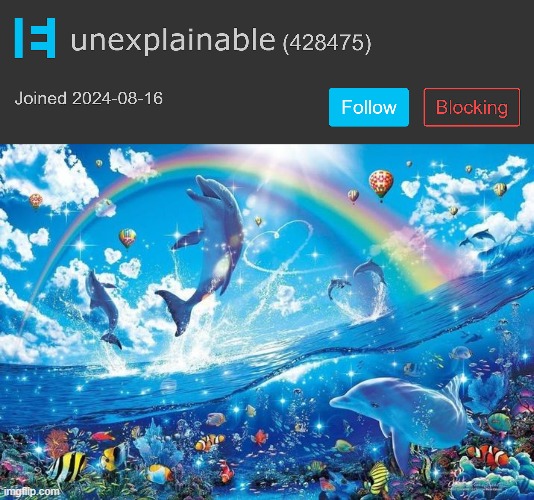 image tagged in happy dolphin rainbow | made w/ Imgflip meme maker