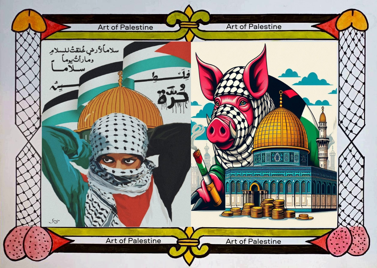 Palestine Now _ فلسطين الان Blank Meme Template