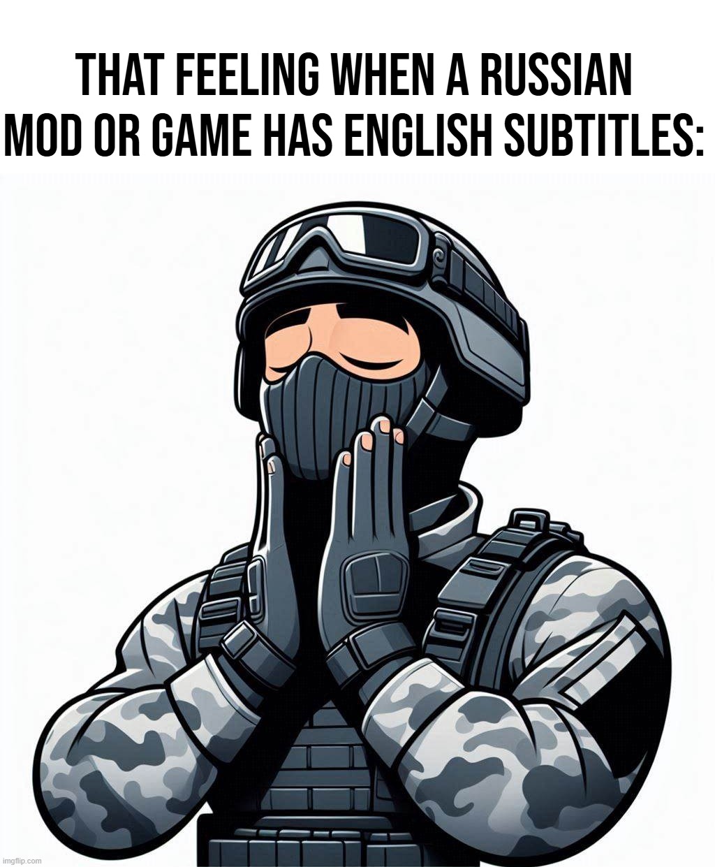 it's rare when that happens. especially when your a STALKER Or Half Life person. | that feeling when a russian mod or game has English subtitles: | image tagged in stalker,timezone,game,half life,russian,memes | made w/ Imgflip meme maker