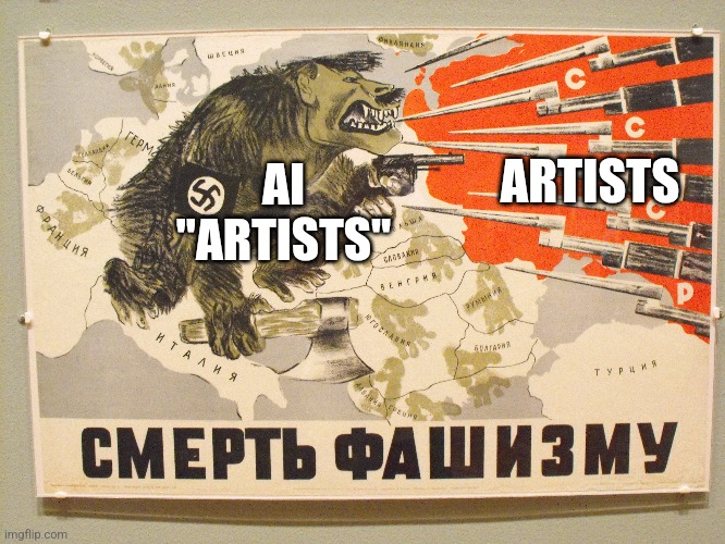 ARTISTS; AI "ARTISTS" | made w/ Imgflip meme maker