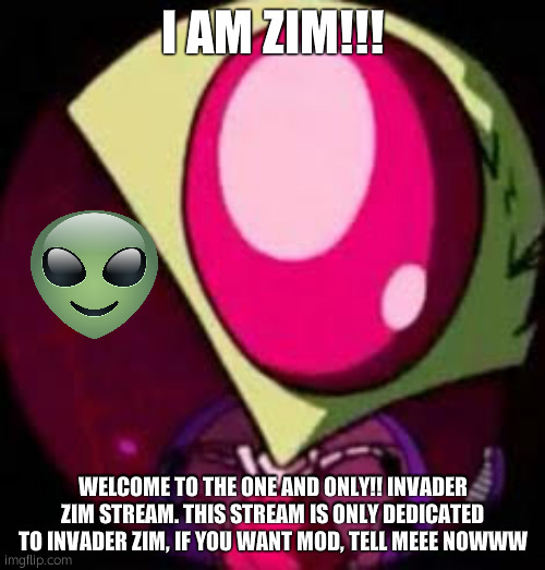 WELCOMEEE | I AM ZIM!!! WELCOME TO THE ONE AND ONLY!! INVADER ZIM STREAM. THIS STREAM IS ONLY DEDICATED TO INVADER ZIM, IF YOU WANT MOD, TELL MEEE NOWWW | image tagged in zim sideye | made w/ Imgflip meme maker