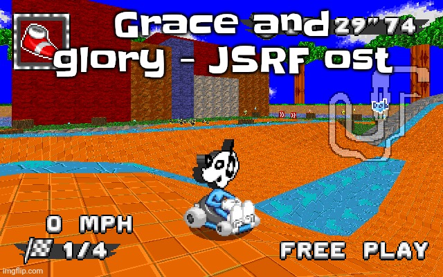 A remix of this is gonna play during the final bossfight of my planet dob fangame | Grace and glory - JSRF ost | image tagged in why is he in sonic racing | made w/ Imgflip meme maker