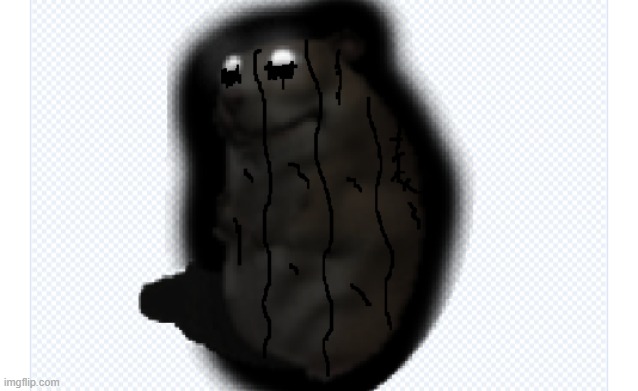 bro turned into a pile of coal for some reason | made w/ Imgflip meme maker
