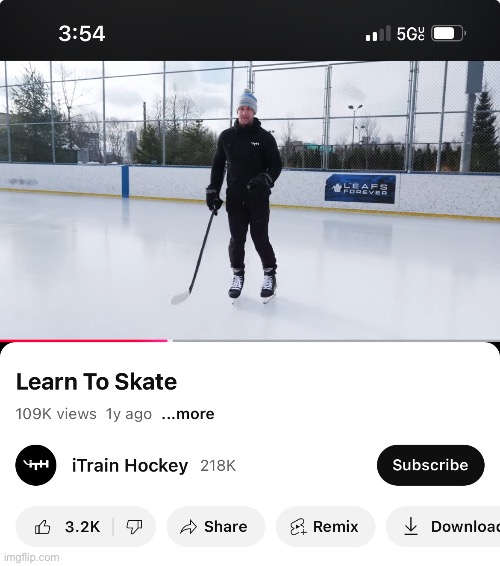 Instructions unclear, my wrist hurts now | image tagged in ice skating | made w/ Imgflip meme maker