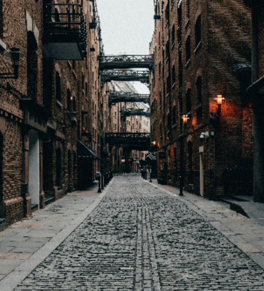 Alley. Blank Meme Template