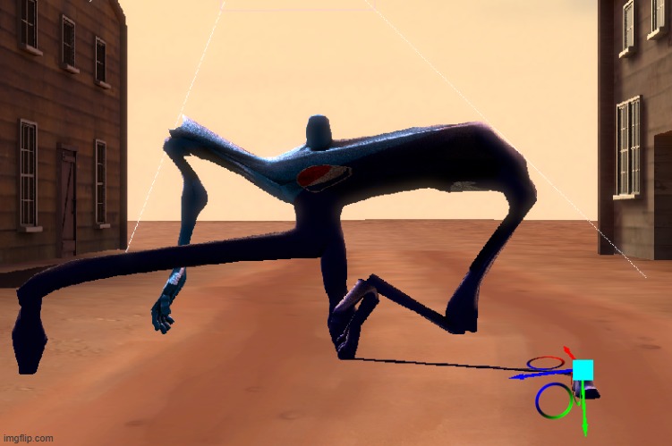 Just got SFM and i just mutilated Pepsi man | made w/ Imgflip meme maker