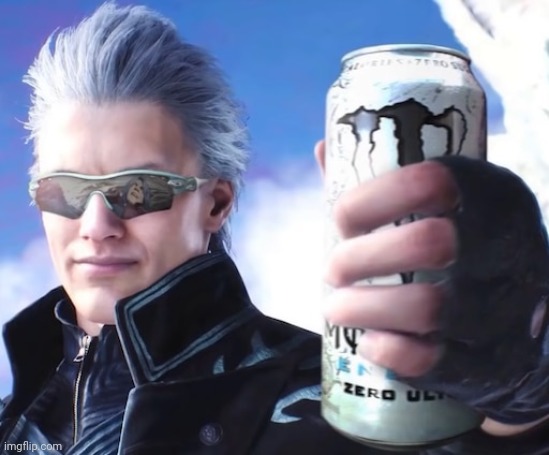 Vergil with Monster | image tagged in vergil with monster | made w/ Imgflip meme maker