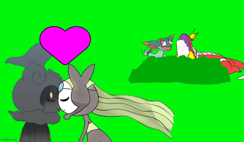 Can you feel the love tonight.mp3 | image tagged in kage and melody,kage,melody,nagabiku,furnace | made w/ Imgflip meme maker