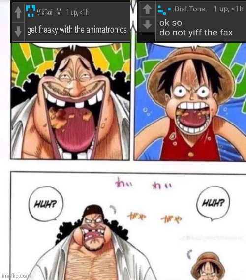 luffy black beard huh | image tagged in luffy black beard huh | made w/ Imgflip meme maker