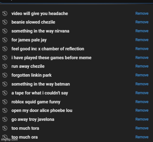 search history reveal | made w/ Imgflip meme maker
