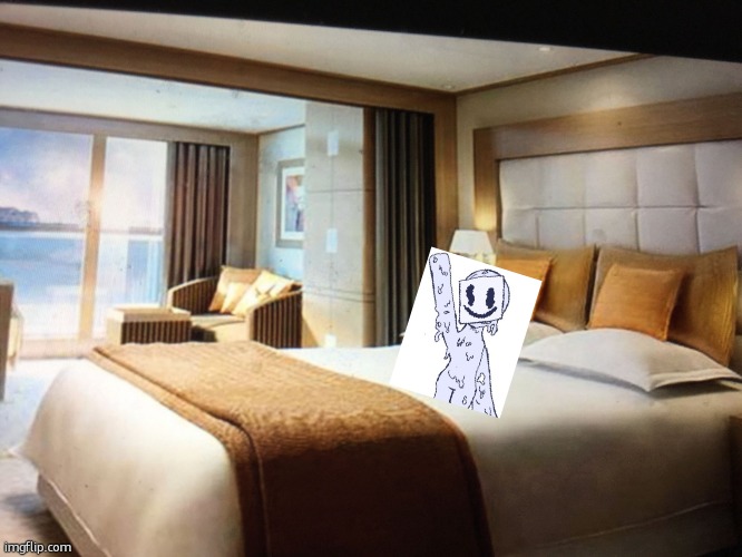 good morning all | image tagged in cruise ship bedroom | made w/ Imgflip meme maker