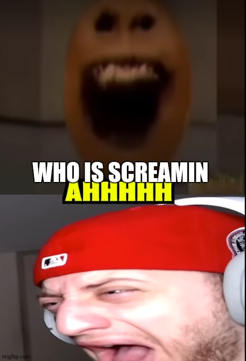 Aahh | WHO IS SCREAMIN | made w/ Imgflip meme maker