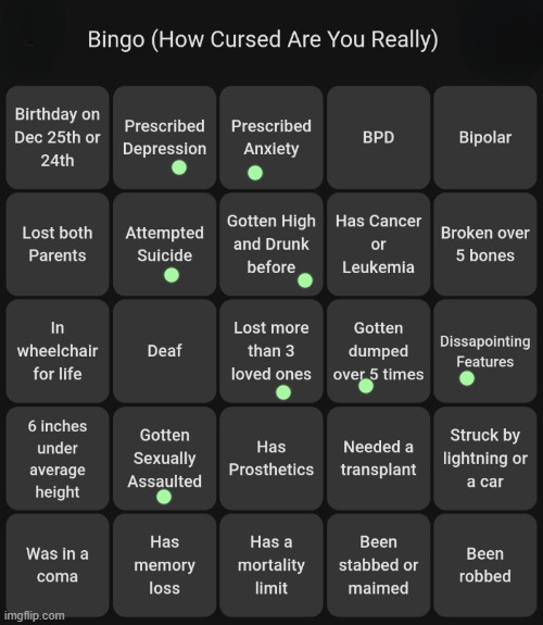 How cursed are you bingo | image tagged in how cursed are you bingo | made w/ Imgflip meme maker