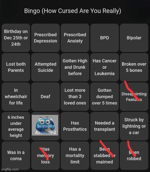 How cursed are you bingo | image tagged in how cursed are you bingo | made w/ Imgflip meme maker