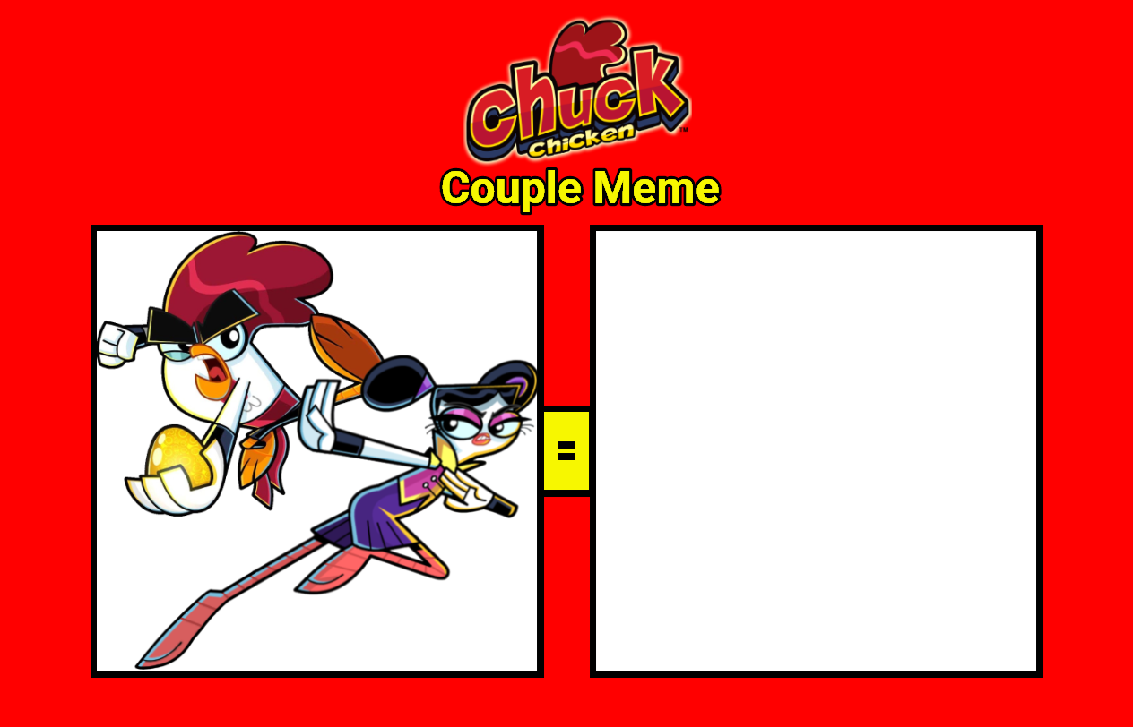 Chuck and Flick - Kung Fu Couple Meme (Blank) Blank Meme Template