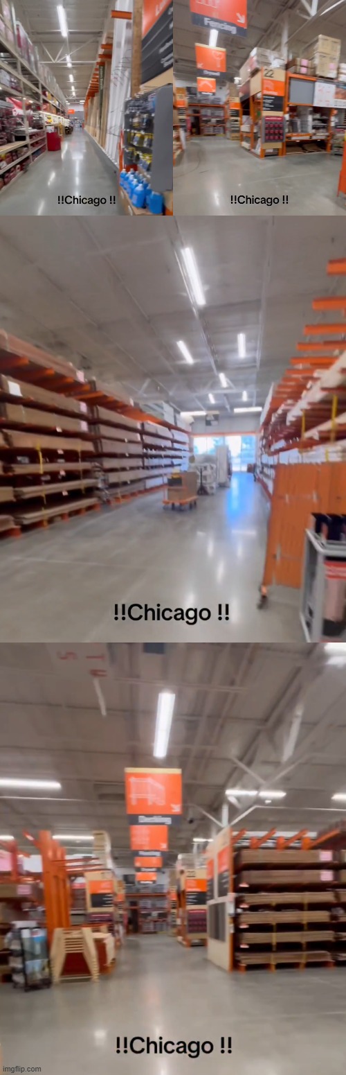 Chicago Home Depot during ICE round ups | image tagged in ice,chicago,home depot,deportation,illegal immigration,trump | made w/ Imgflip meme maker