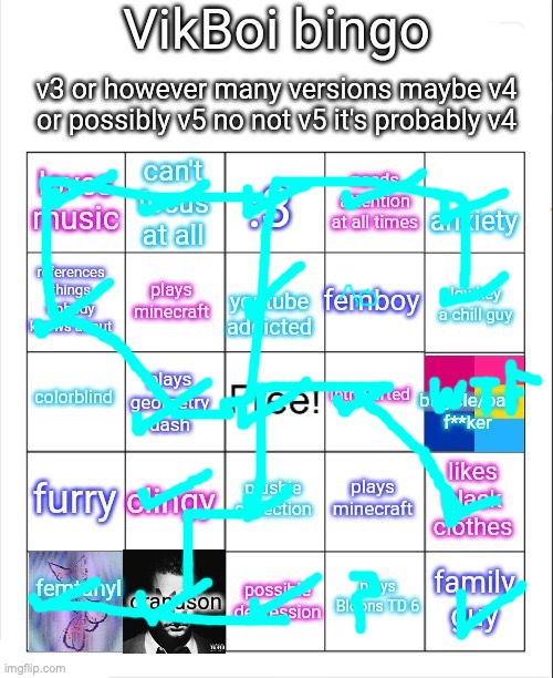 WUH | image tagged in vikboi bingo | made w/ Imgflip meme maker