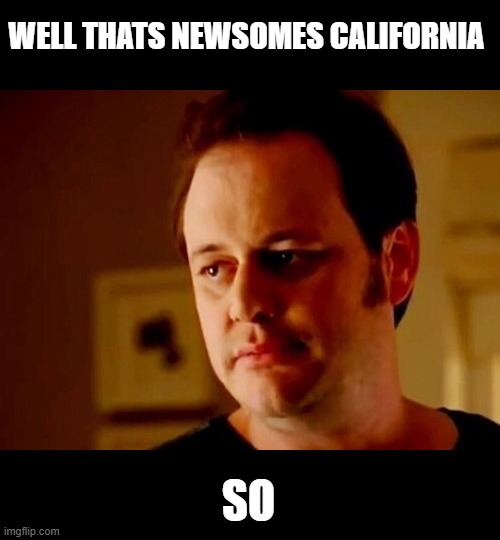 Well she's a guy so | WELL THATS NEWSOMES CALIFORNIA SO | image tagged in well she's a guy so | made w/ Imgflip meme maker