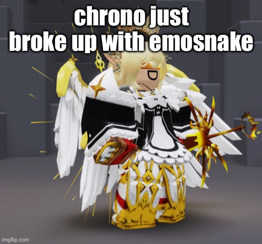 Maid Sola | chrono just broke up with emosnake | image tagged in maid sola | made w/ Imgflip meme maker