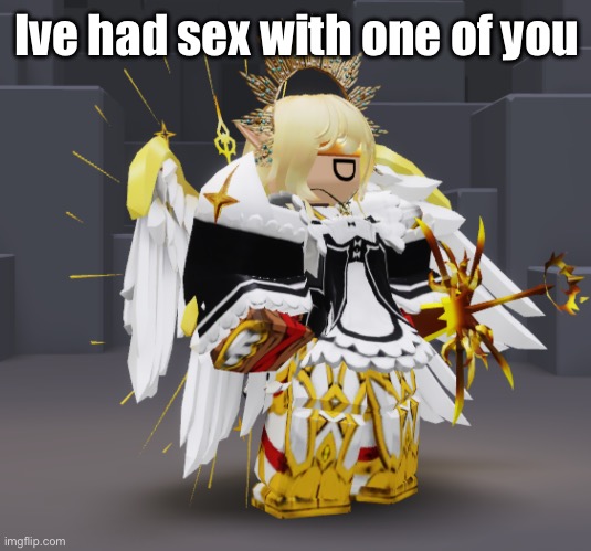 Maid Sola | Ive had sex with one of you | image tagged in maid sola,how it feels to spread misinformation | made w/ Imgflip meme maker