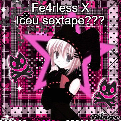 Neko Discord pfp | Fe4rless X Iceu sextape??? | image tagged in neko discord pfp | made w/ Imgflip meme maker