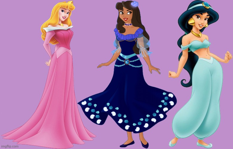 Raquel Madrigal Similar of 2 Princesses | image tagged in jasmine,aurora,encanto,disney oc,disney princesses,disney princess | made w/ Imgflip meme maker