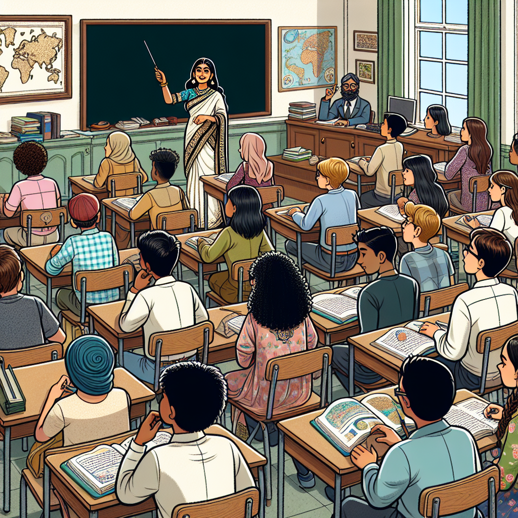 profesor y alumnos en el aula Blank Meme Template
