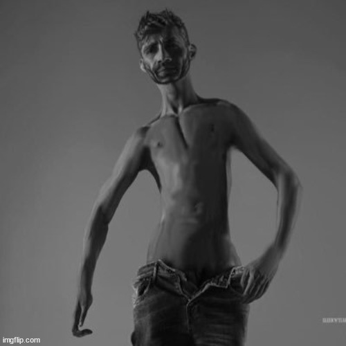 skinny giga chad | image tagged in skinny giga chad | made w/ Imgflip meme maker