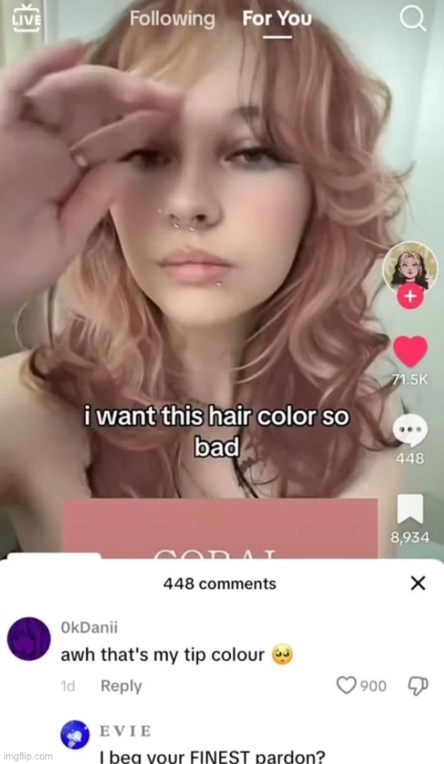 Tip color | image tagged in gifs,memes,funny,shitpost,cursed comments,msmg | made w/ Imgflip meme maker