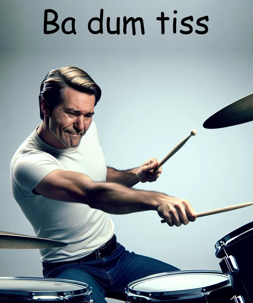 ba dum tiss Blank Meme Template