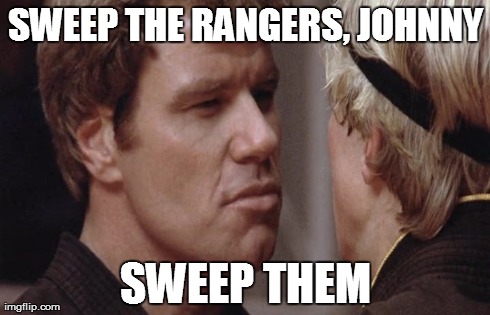 SWEEP THE RANGERS, JOHNNY SWEEP THEM | made w/ Imgflip meme maker