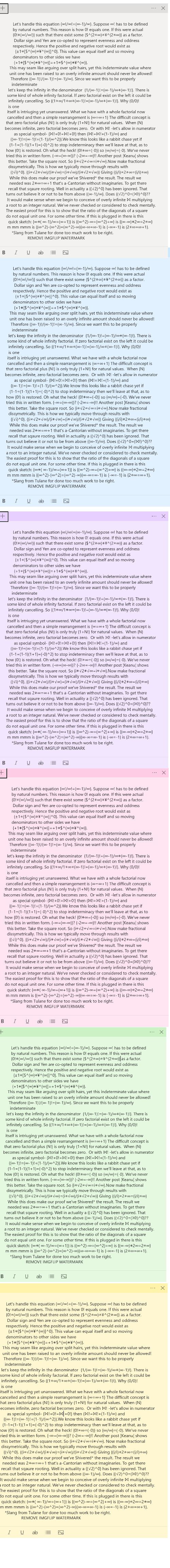 an example of what it looks like to play around with theoretically foundational arithmetic - tear off one & share with a friend | image tagged in very long blank meme template,math,tie,a-cantorian,pro-kroenecker,______ | made w/ Imgflip meme maker