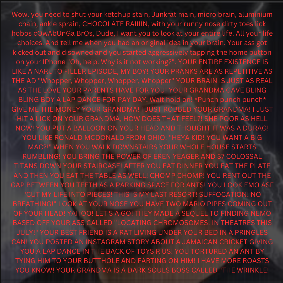 Insult 3 Blank Meme Template