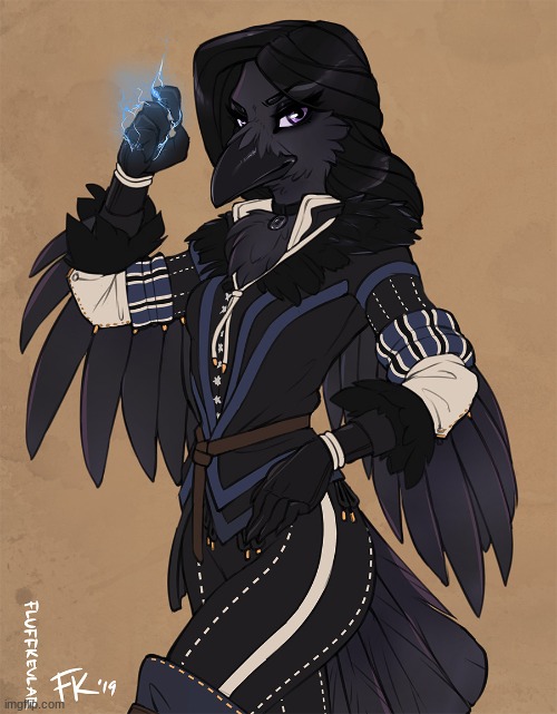 https://www.weasyl.com/~fluffkevlar/submissions/1989299/raven-yennefer | made w/ Imgflip meme maker