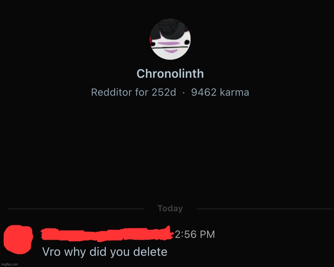 k just dmed her | made w/ Imgflip meme maker