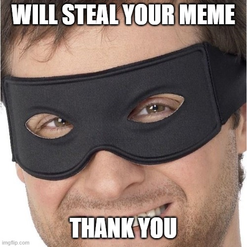 I stole your | WILL STEAL YOUR MEME THANK YOU | image tagged in i stole your | made w/ Imgflip meme maker