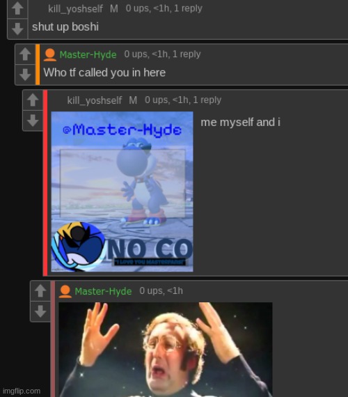 wouldnt it be absolutely funny if everyone started calling this guy boshi | made w/ Imgflip meme maker