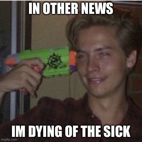 i can’t stop coughing bro | IN OTHER NEWS; IM DYING OF THE SICK | image tagged in it s nerf r nothin | made w/ Imgflip meme maker