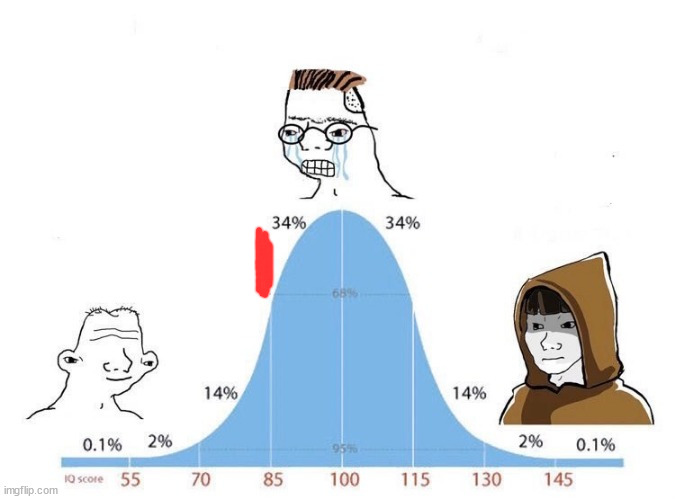 Bell Curve | image tagged in bell curve | made w/ Imgflip meme maker