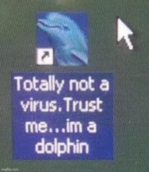 He's a real dolphin | made w/ Imgflip meme maker