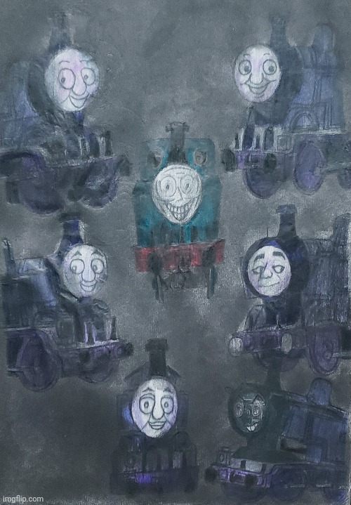 Allfather Oneshot if it was PEAK FICTION | image tagged in thomas the tank engine,sonic exe,exe,drawing | made w/ Imgflip meme maker