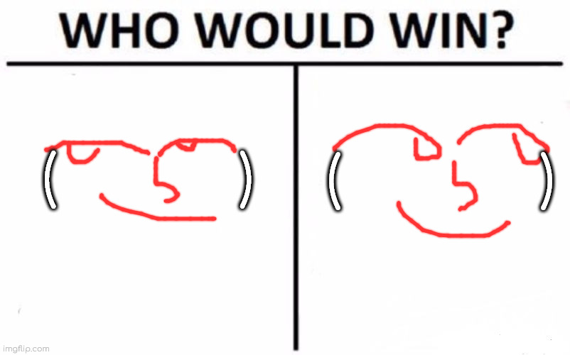 Which Lenny face is better | (           ); (            ) | image tagged in memes,who would win,lenny face,unicode | made w/ Imgflip meme maker