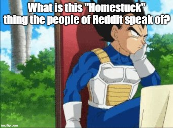 What is this "Homestuck" thing the people of Reddit speak of? | made w/ Imgflip meme maker