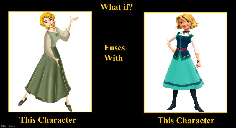 What if Madellaine Fuses With Naomi | image tagged in what if fuses,madellaine,naomi turner,elena of avalor,the hunchback of notre dame,disney princess | made w/ Imgflip meme maker