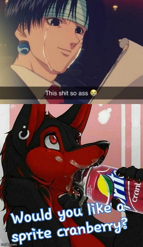 image tagged in this s t so ass,sprite cranberry | made w/ Imgflip meme maker