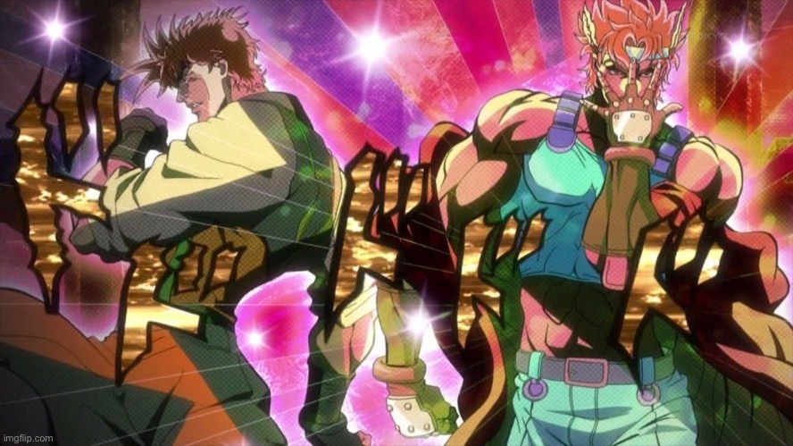 jojo pose | image tagged in jojo pose | made w/ Imgflip meme maker