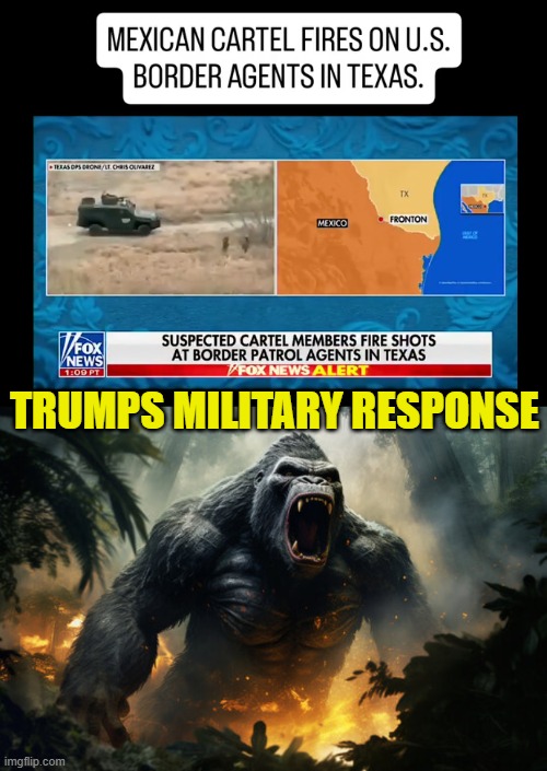 They just FA and they about to FO | TRUMPS MILITARY RESPONSE | image tagged in mexico,trump,maga,america first,make america great again,us military | made w/ Imgflip meme maker