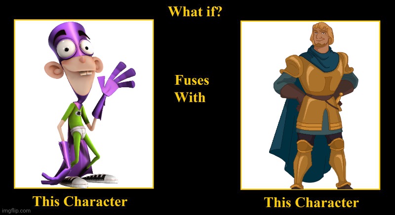 Fanboy Fuses With Captain Phoebus | image tagged in what if fuses,fanboy,fanboy and chum chum,captain phoebus,the hunchback of notre dame,phoebus | made w/ Imgflip meme maker