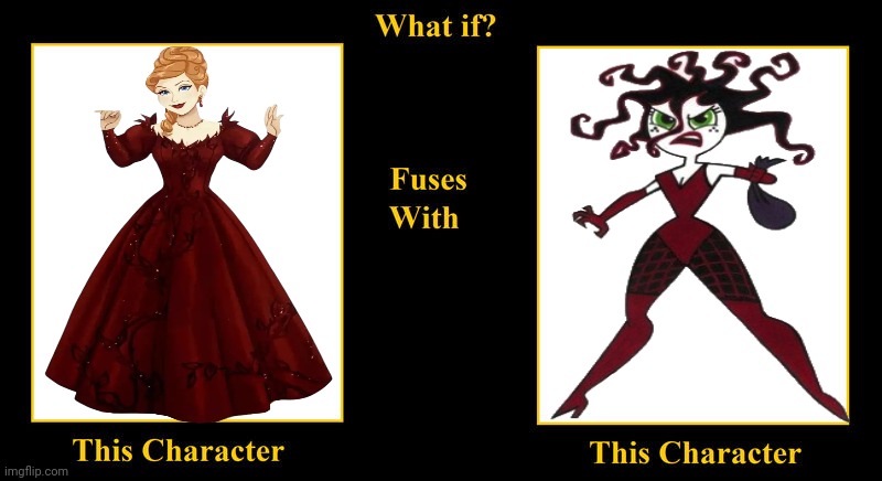 What if Giselle Fuses With Sedusa | image tagged in what if fuses,giselle,disenchanted,sedusa,powerpuff girls,disney princess | made w/ Imgflip meme maker